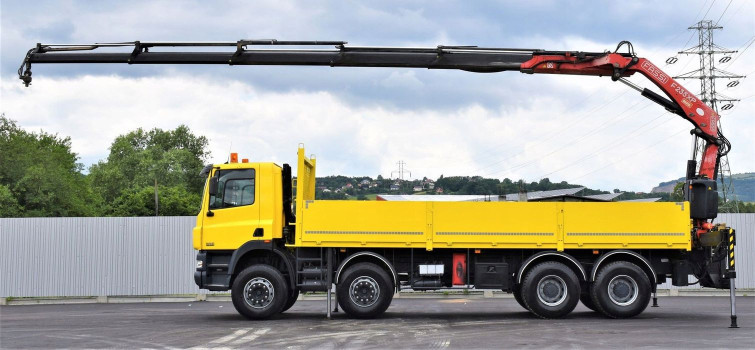 DAF CF 85.430 Skrzynia 7,70m+FASSI F215A.25+PILOT!