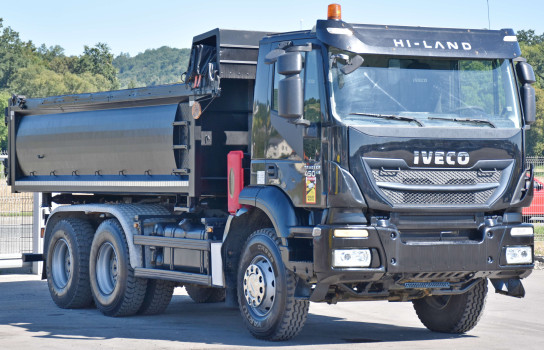 IVECO TRAKKER 450 * WYWROTKA 5,20 m + BORDMATIC / 6x4