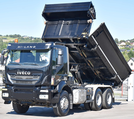 IVECO TRAKKER 450 * WYWROTKA 5,20 m + BORDMATIC / 6x4