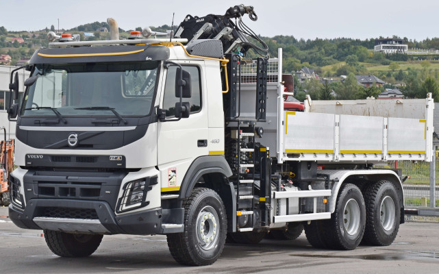 Volvo FMX 450 * WYWROTKA 5,40 m + ATLAS 172.3E + PILOT / 6x4