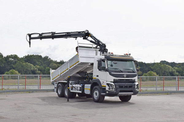 Volvo FMX 450 * WYWROTKA 5,40 m + ATLAS 172.3E + PILOT / 6x4