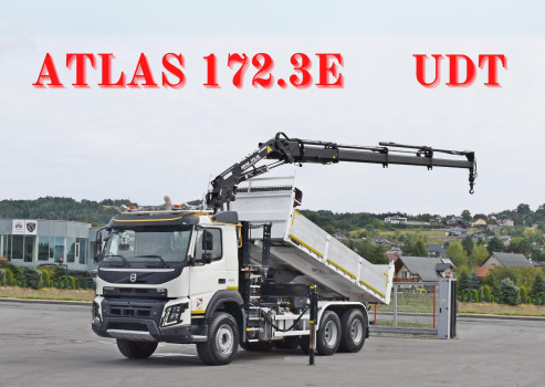 Volvo FMX 450 * WYWROTKA 5,40 m + ATLAS 172.3E + PILOT / 6x4