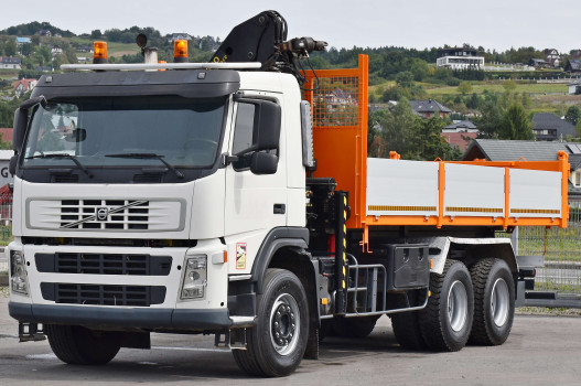 VOLVO FM 380 * WYWROTKA 6.20 m + PK 12000 + PILOT / 6x4