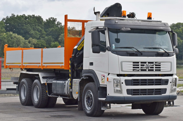 VOLVO FM 380 * WYWROTKA 6.20 m + PK 12000 + PILOT / 6x4