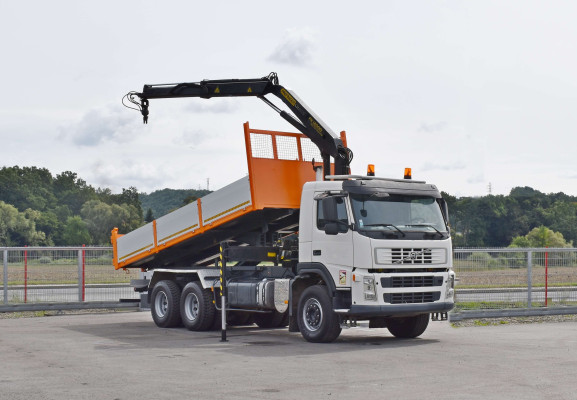 VOLVO FM 380 * WYWROTKA 6.20 m + PK 12000 + PILOT / 6x4