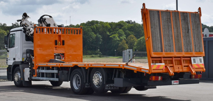 MERCEDES ACTROS 2536* LAWETA 7,90m + HIAB 166 ES - 4 HIDUO/PILOT * STAN BDB