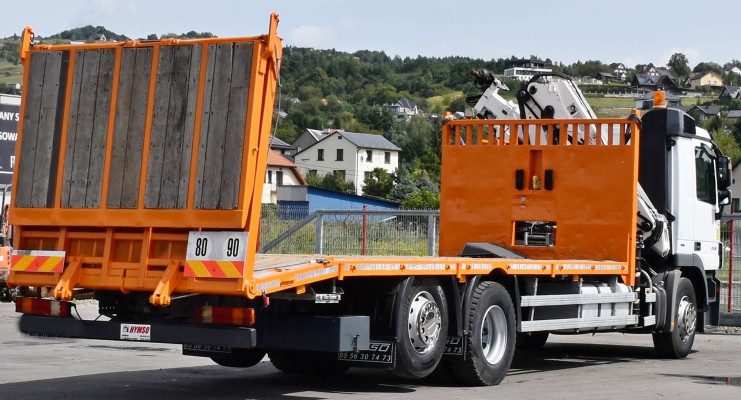 MERCEDES ACTROS 2536* LAWETA 7,90m + HIAB 166 ES - 4 HIDUO/PILOT * STAN BDB