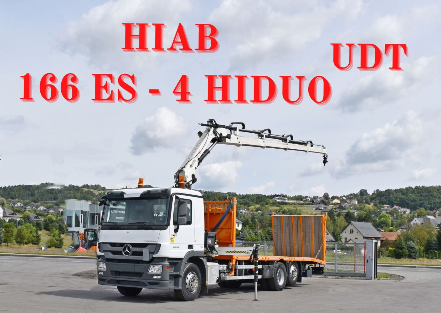 MERCEDES ACTROS 2536* LAWETA 7,90m + HIAB 166 ES - 4 HIDUO/PILOT * STAN BDB