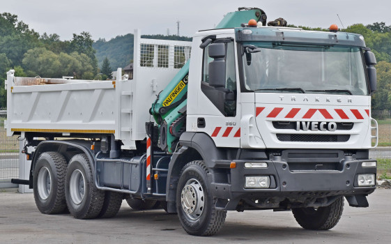 Iveco TRAKKER 360 * WYWROTKA 5,20m + BORDMATIC * PK 16502 + PILOT / 6x4