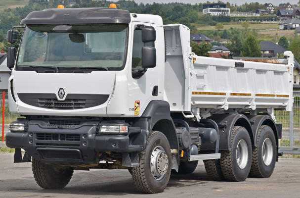 Renault Kerax 370 DXI * Wywrotka 5,20 m + Bordmatic * 6x4