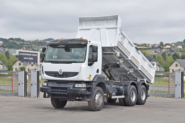 Renault Kerax 370 DXI * Wywrotka 5,20 m + Bordmatic * 6x4