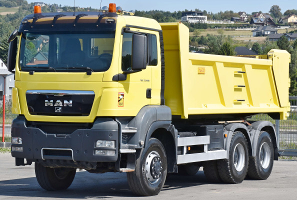 MAN TGS 33.480 * WYWROTKA 5,20 m * 6x6 * STAN BDB