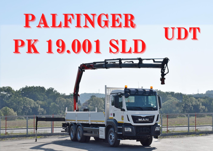 MAN TGS 26.360 * SKRZYMNIA 6,80 m * PK 19.001 SLD + PILOT * 6x4