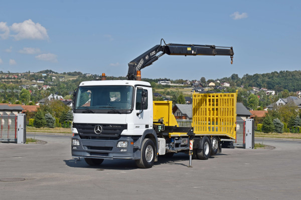 MERCEDES ACTROS 2532* LAWETA 8,00 m + FASSI F210A.22 * STAN BDB