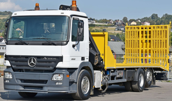 MERCEDES ACTROS 2532* LAWETA 8,00 m + FASSI F210A.22 * STAN BDB