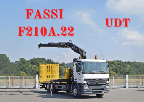 MERCEDES ACTROS 2532* LAWETA 8,00 m + FASSI F210A.22 * STAN BDB