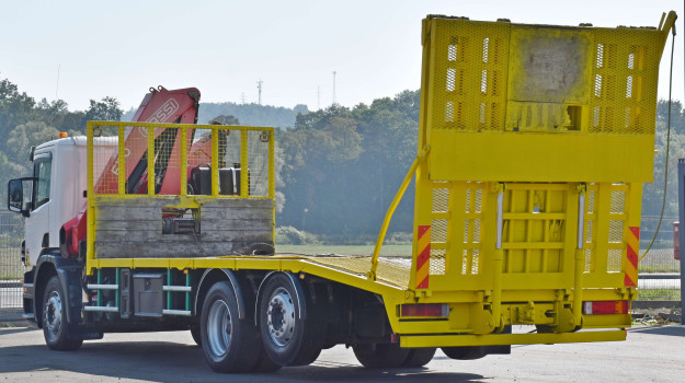 SCANIA P310 * LAWETA 7,50 m + FASSI F170A.22 + PILOT * STAN BDB