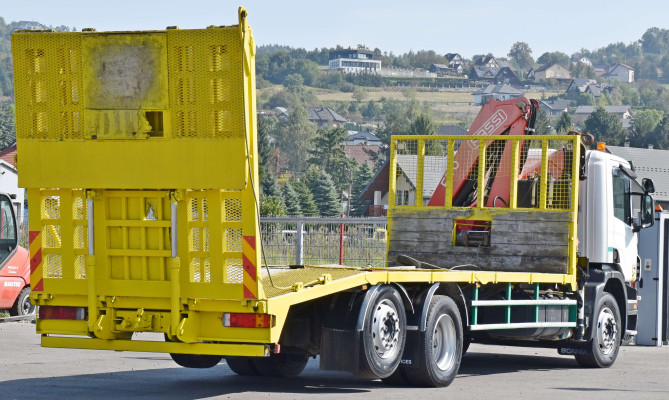 SCANIA P310 * LAWETA 7,50 m + FASSI F170A.22 + PILOT * STAN BDB