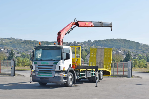 SCANIA P310 * LAWETA 7,50 m + FASSI F170A.22 + PILOT * STAN BDB