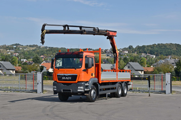 MAN TGS 33.400 * SKRZYNIA 6,50 m + PK 20001 - K C + PILOT * 6x4