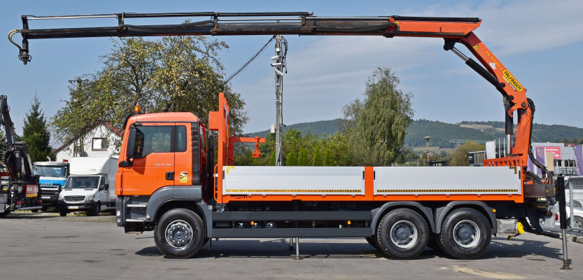 MAN TGS 33.400 * SKRZYNIA 6,50 m + PK 20001 - K C + PILOT * 6x4