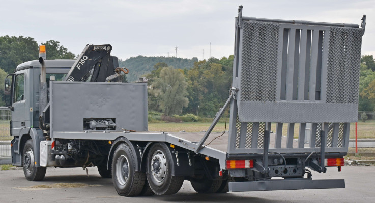 MERCEDES ACTROS 2532* LAWETA 7,50 m + FASSI F150A.22 * STAN BDB