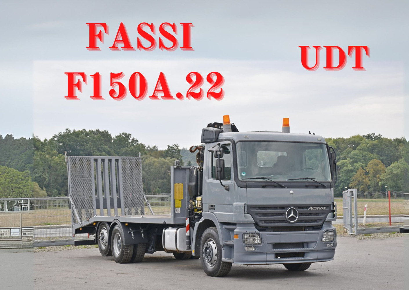 MERCEDES ACTROS 2532* LAWETA 7,50 m + FASSI F150A.22 * STAN BDB