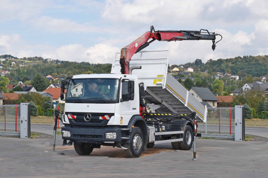 Mercedes AXOR 1829 * WYWROTKA 4,85 m * FASSI F135A.022 + PILOT