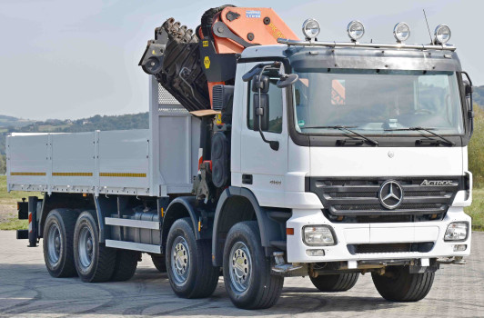 Mercedes Actros 4144 * SKRZYNIA 5,90 m + PK 60002 + PILOT / 8x4