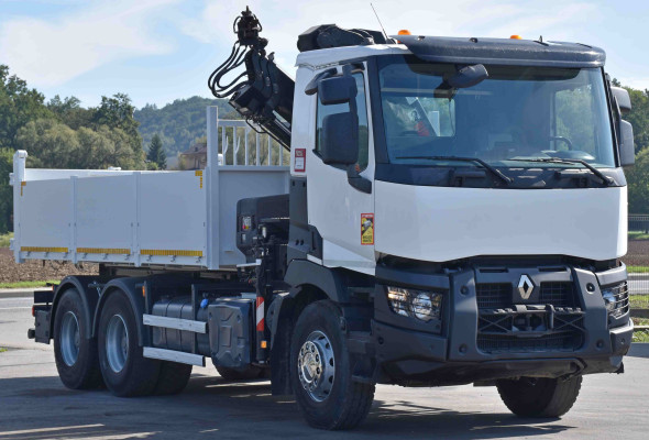 Renault C 430 * WYWROTKA 5,40 m * HIAB X-HIDUO 188 ES - 3 + PILOT / 6x4