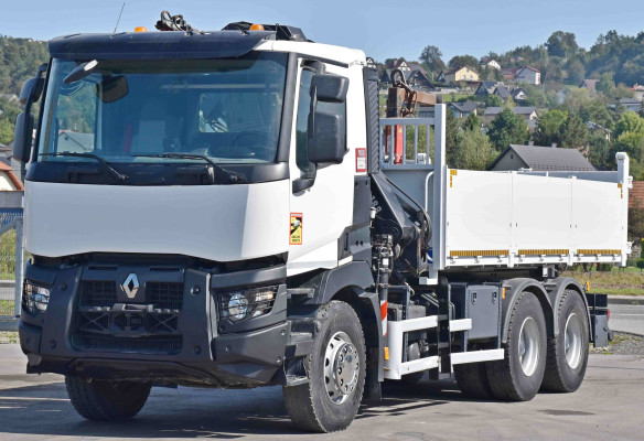 Renault C 430 * WYWROTKA 5,40 m * HIAB X-HIDUO 188 ES - 3 + PILOT / 6x4