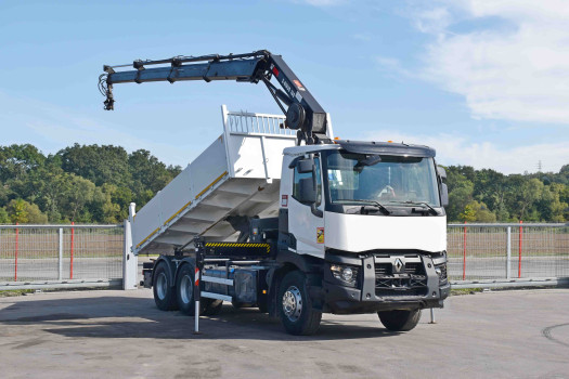 Renault C 430 * WYWROTKA 5,40 m * HIAB X-HIDUO 188 ES - 3 + PILOT / 6x4