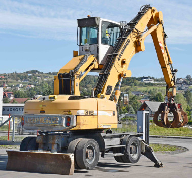 LIEBHERR PELLE A 316 * KOPARKA PRZEŁADUNKOWA * STAN BDB !