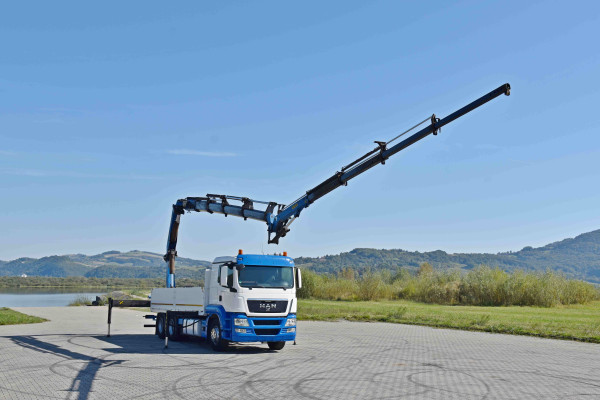 MAN TGS 26.480 * SKRZYNIA 6,30 m * PK 27002 + JIB PJ060 + PILOT / 6x4