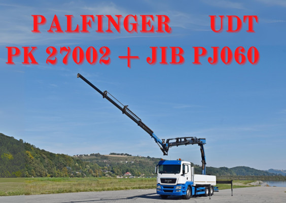 MAN TGS 26.480 * SKRZYNIA 6,30 m * PK 27002 + JIB PJ060 + PILOT / 6x4