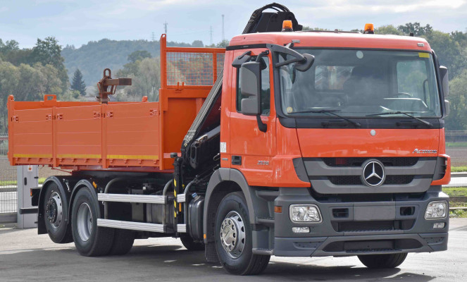 Mercedes Actros 2536 * WYWROTKA 5,90 m * HIAB 144 BS - 3 HIDUO + PILOT