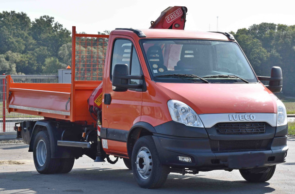 IVECO Daily 70C17 * Wywrotka 2,80 m + FASSI F40A.0.21