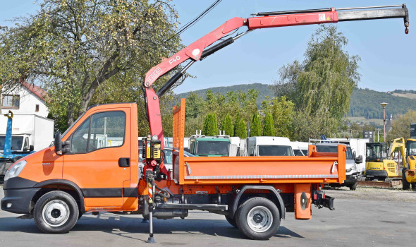 IVECO Daily 70C17 * Wywrotka 2,80 m + FASSI F40A.0.21