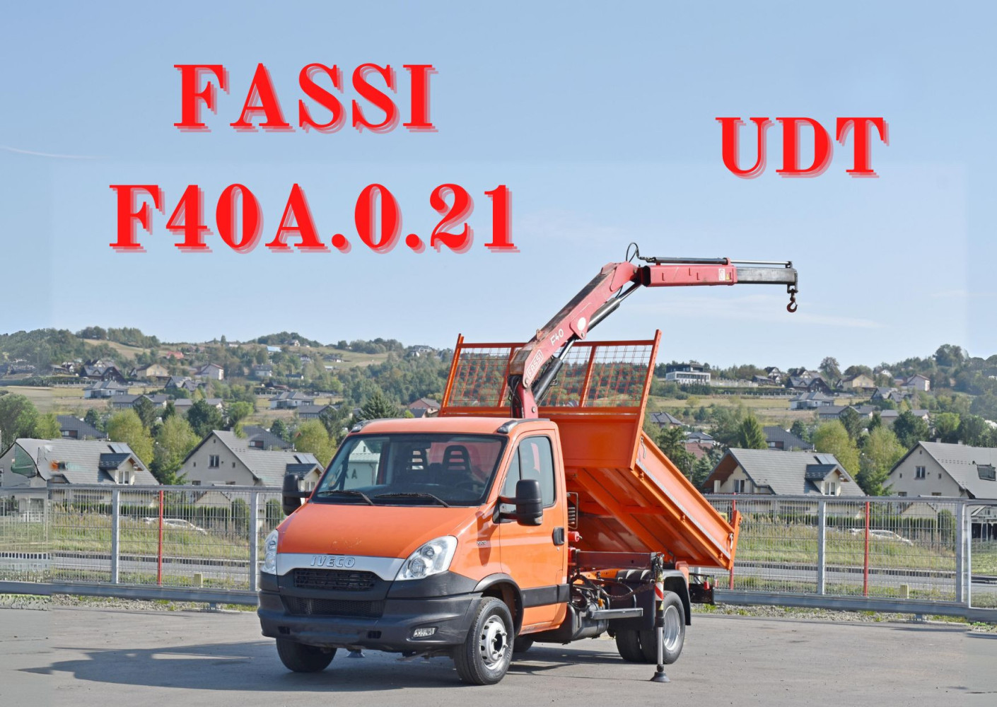 IVECO Daily 70C17 * Wywrotka 2,80 m + FASSI F40A.0.21