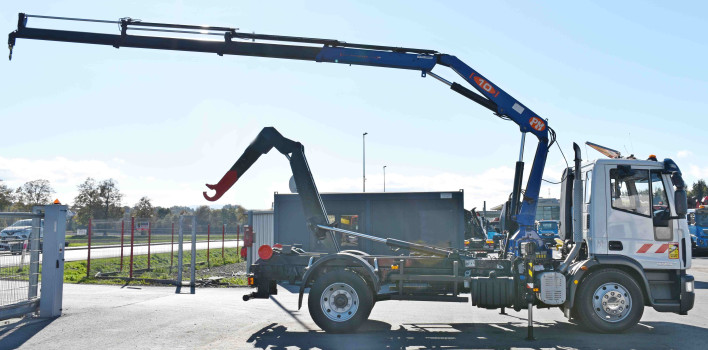 IVECO EUROCARGO 120E22 * HAKOWIEC * PM SERIE 10 * STAN BDB