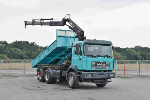 MAN  27 - 314 * WYWROTKA 5,30m + HIAB 220 C - 3 + PILOT / 6x4