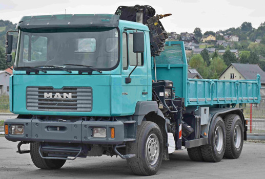 MAN  27 - 314 * WYWROTKA 5,30m + HIAB 220 C - 3 + PILOT / 6x4