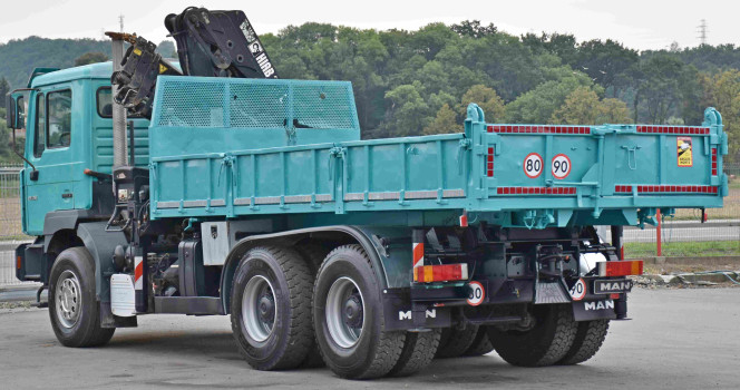 MAN  27 - 314 * WYWROTKA 5,30m + HIAB 220 C - 3 + PILOT / 6x4