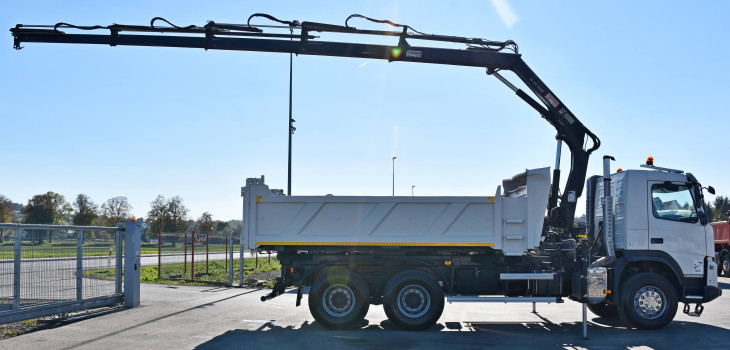 Volvo FMX 410 * WYWROTKA 5,20 m + HIAB 122 D-4 HIDUO + PILOT / 6x4