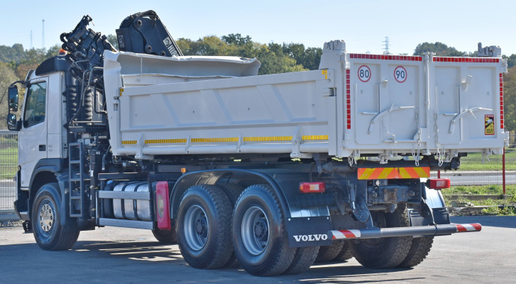 Volvo FMX 410 * WYWROTKA 5,20 m + HIAB 122 D-4 HIDUO + PILOT / 6x4