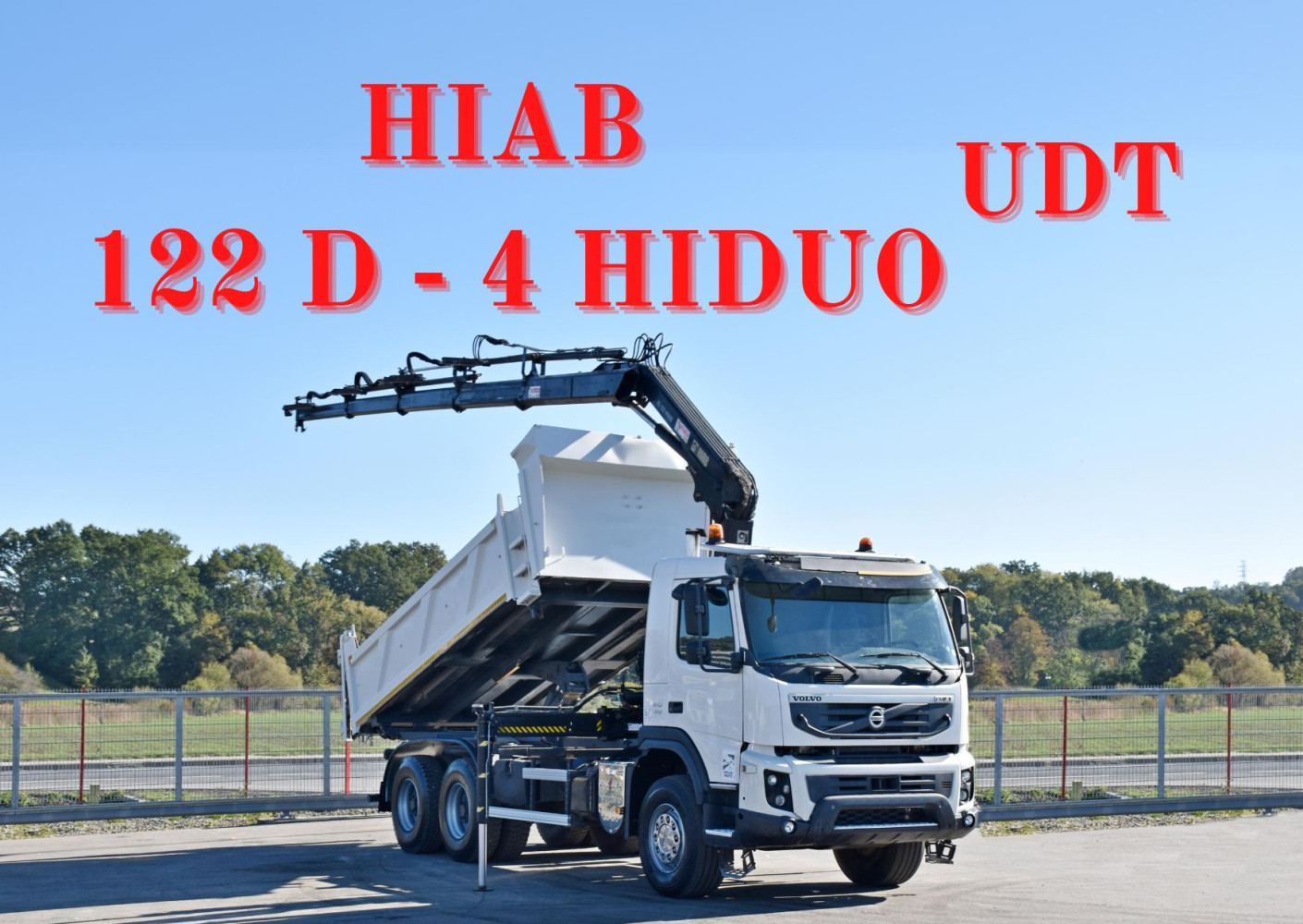 Volvo FMX 410 * WYWROTKA 5,20 m + HIAB 122 D-4 HIDUO + PILOT / 6x4