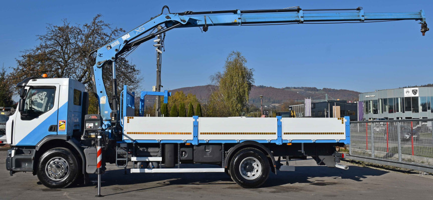 RENAULT Premium 260 DXI * Skrzynia 6,00 m * HIAB 122 B - 3 HIDUO + PILOT