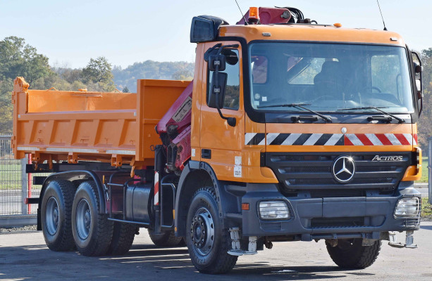 Mercedes Actros 3336 * HMF 1563 K2 + BORDMATIC / 6x4