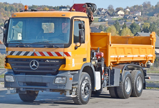 Mercedes Actros 3336 * HMF 1563 K2 + BORDMATIC / 6x4