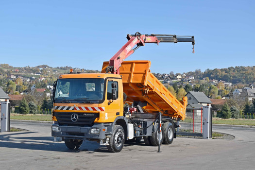 Mercedes Actros 3336 * HMF 1563 K2 + BORDMATIC / 6x4